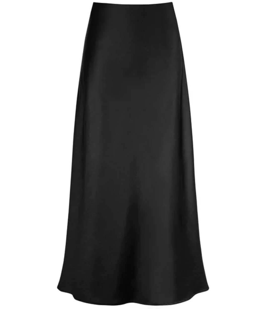 Elara Mid Length Satin Skirt