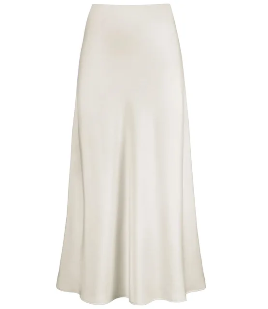 Elara Mid Length Satin Skirt