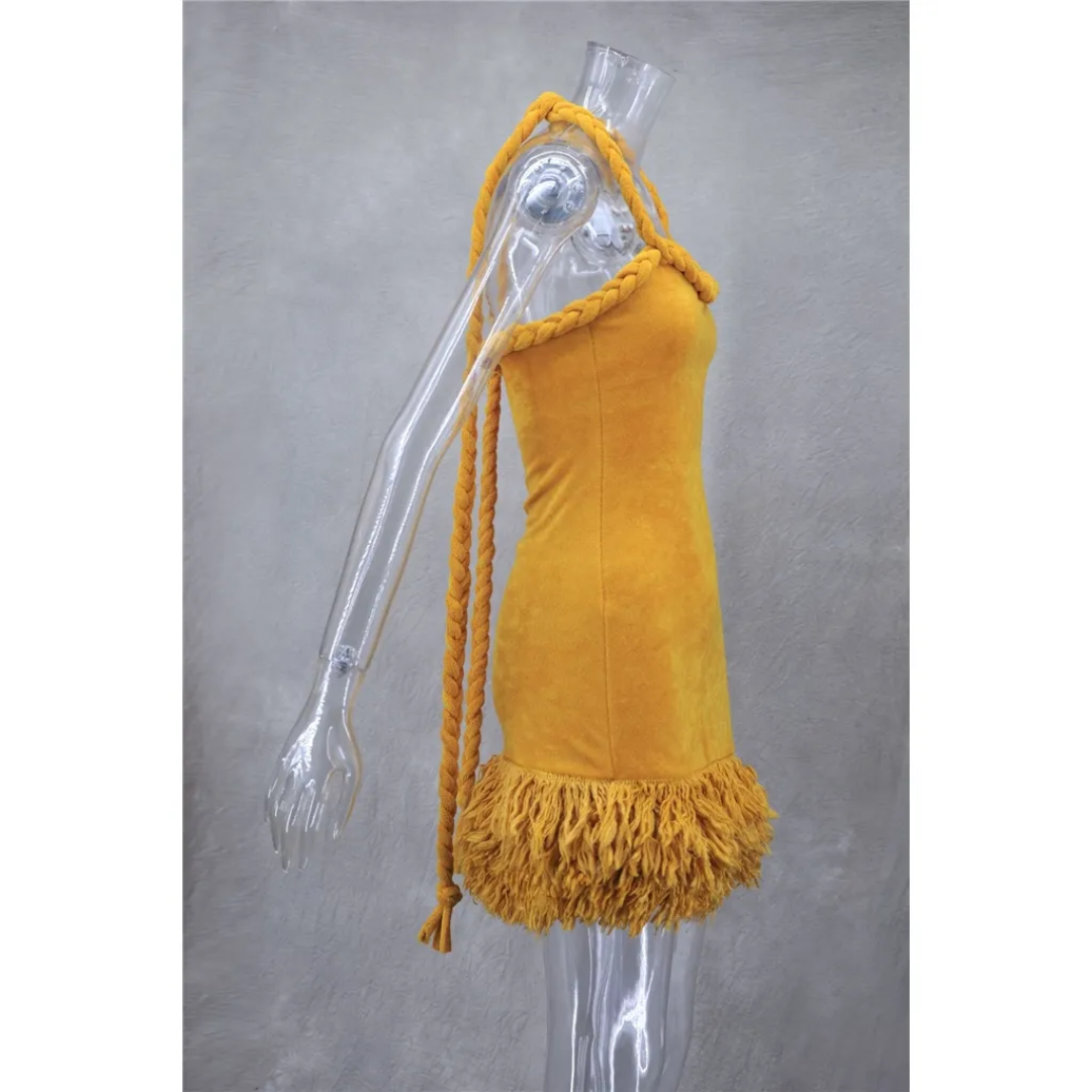 The Solstice Fringe Dress