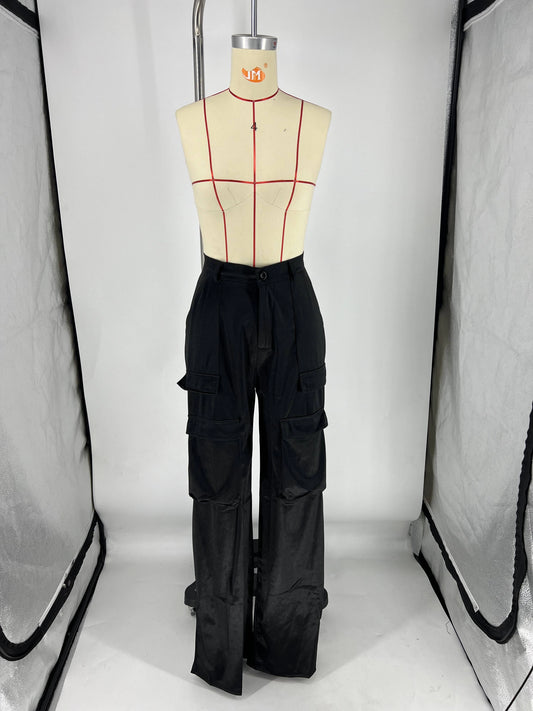 Maeve High Waisted Wide Leg Trouser