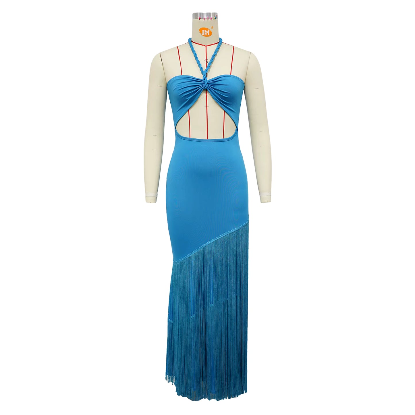 Jasmine Roped Halter Neck Dress