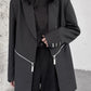 Karma Zipper Detailed Oversize Blazer