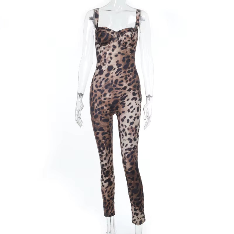 leopard print jumpsuit 