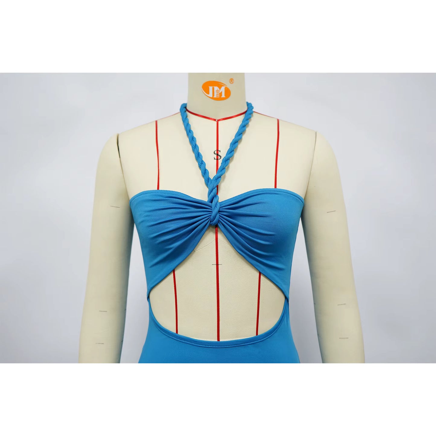 Jasmine Roped Halter Neck Dress