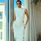 Sleeveless Bandage Bodycon Midi Dress
